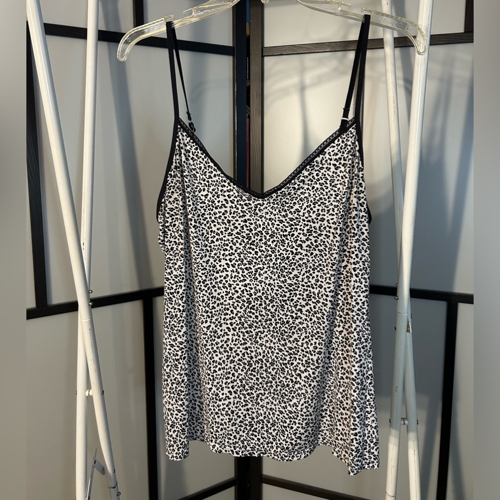 Jones New York Leopard Print X-Large Tank Top